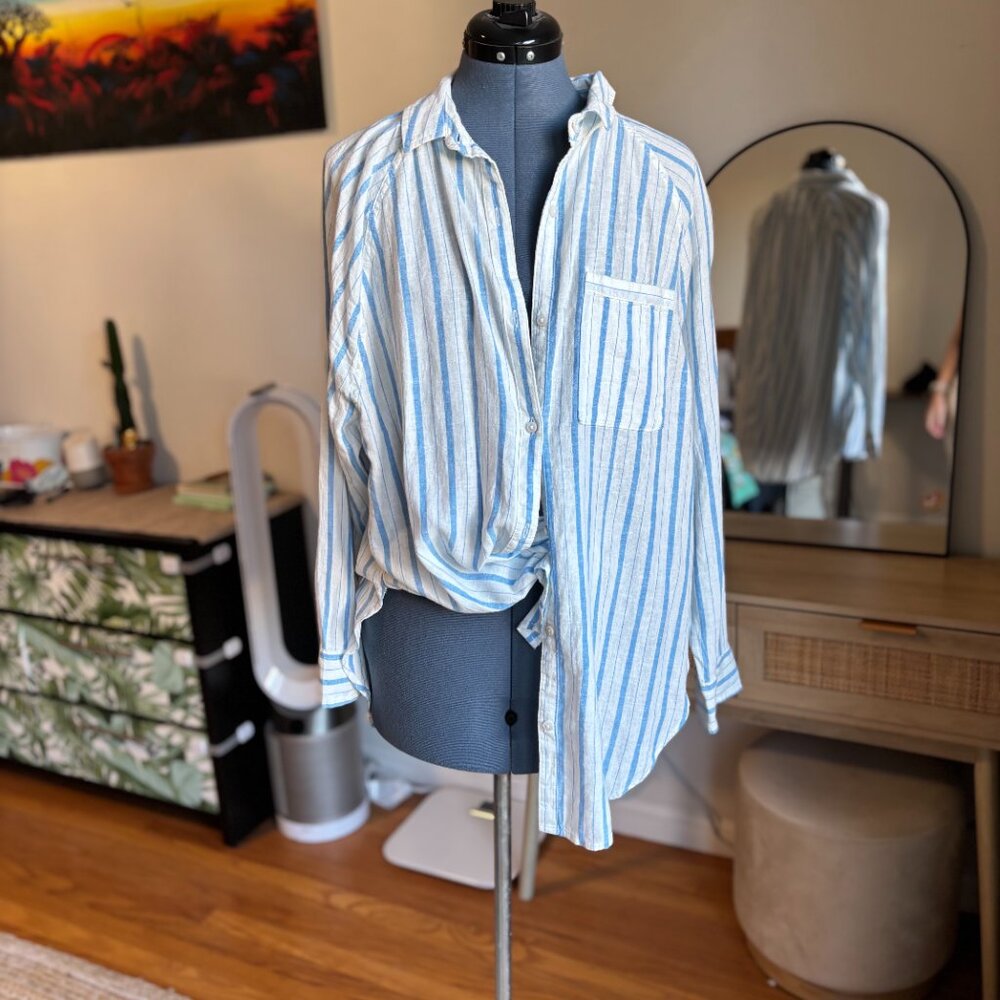 Aerie Light Cotton Shirt - XS - Loose fit